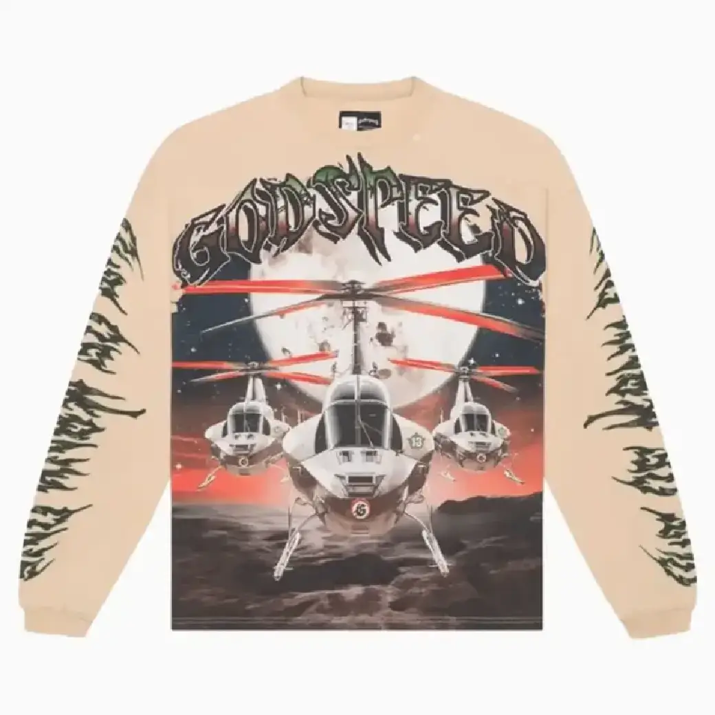 Godspeed GS OG Logo Air Strike Bone SweatShirt