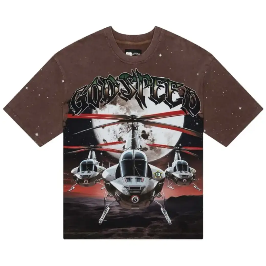 Godspeed GSGodspeed GS OG Logo Airstrike T-Shirt Brown OG Logo Airstrike T-Shirt Brown
