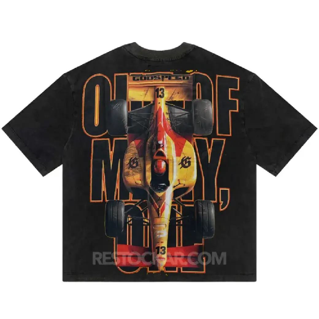 Godspeed GS OG Logo F1 Finish Line Black Tee