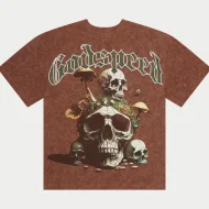 Godspeed GS OG Logo Microdose T-Shirt Brown