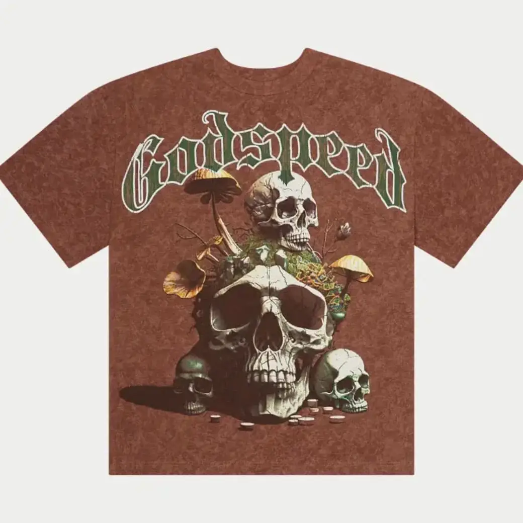 Godspeed GS OG Logo Microdose T-Shirt Brown