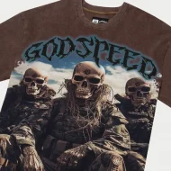 Godspeed GS OG Logo Squadron T-Shirt Brown