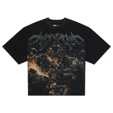 Godspeed GS OG Logo Steel Sharpens T-Shirt Black