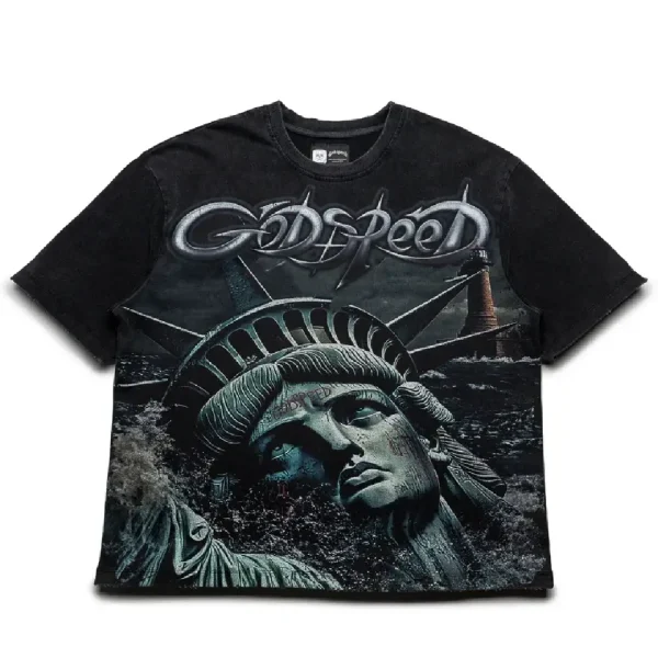 Godspeed GS OG Logo Sunken Liberty Tee Black