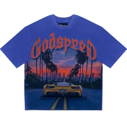 Godspeed GS OG Logo Sunset Blvd Tee