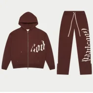 Godspeed GS OG Logo V2 Sweatsuit Brown