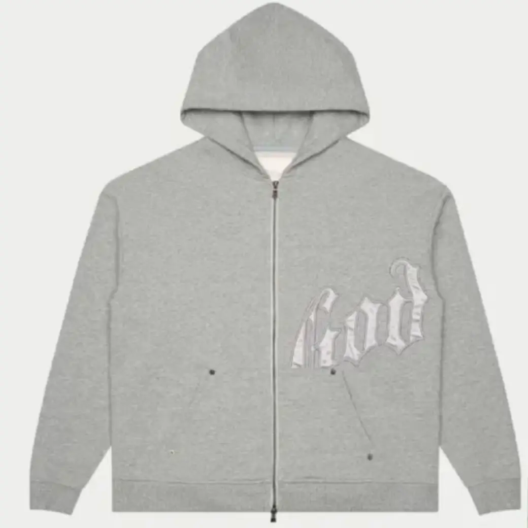 Godspeed GS OG Logo V2 Zip-Up Hoodie Grey Godspeed GS OG Logo V2 Zip-Up Hoodie Grey