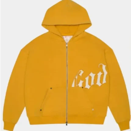 Godspeed GS OG Logo V2 Zip-Up Hoodie Yellow