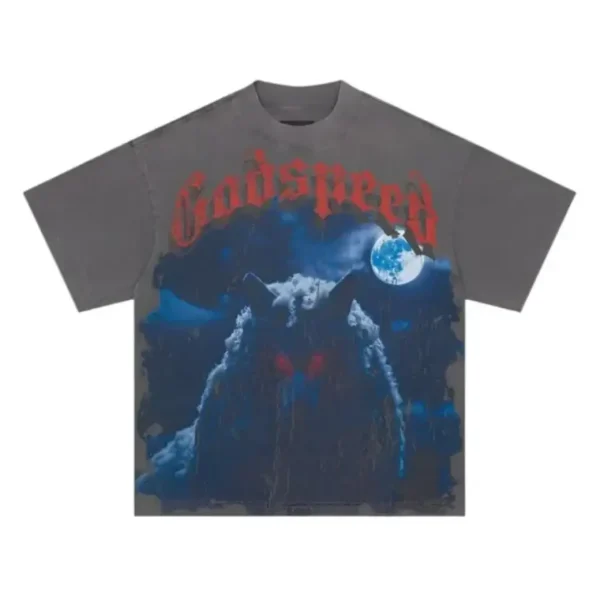 Godspeed GS OG Logo WISC T-Shirt Grey