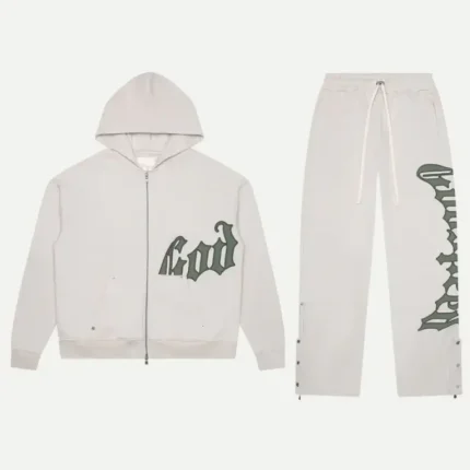 Godspeed GS OG Logo Zip-Up White Sweatsuit