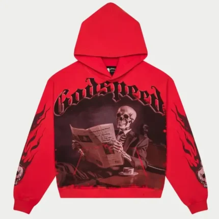 Godspeed GS Og Logo Black Monday Hoodie Red