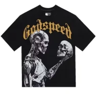 Godspeed Mankind vs AI III T-Shirt Black_Yellow