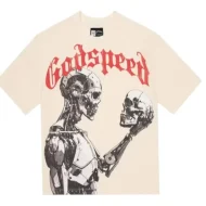 Godspeed Mankind vs Ai III T-Shirt Bone_Red