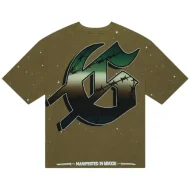 Godspeed OG Logo Air Strike Crew Neck Olive T-Shirt