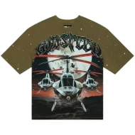 Godspeed OG Logo Air Strike Crew Neck Olive T-Shirt