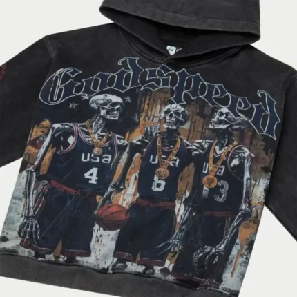 Godspeed OG Logo Dream Team 24 Hoodie Black Wash