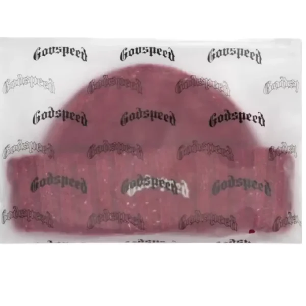 Godspeed OG Logo Emblem Beanie Burgundy Speckle