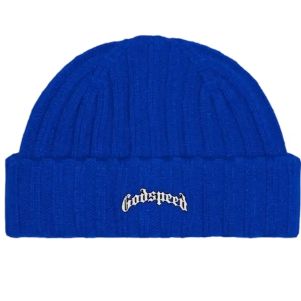 Godspeed OG Logo Emblem Beanie Cobalt