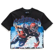 Godspeed OG Logo Endzone Tee Navy Wash
