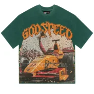 Godspeed OG Logo F1 Finish Line Tee Green