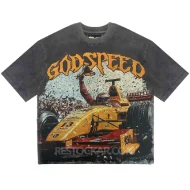 Godspeed OG Logo F1 Finish Line Tee Grey