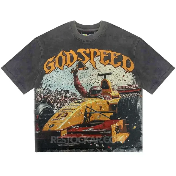 Godspeed OG Logo F1 Finish Line Tee Grey
