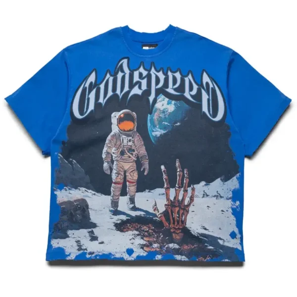 Godspeed OG Logo First Contact Tee Royal Blue