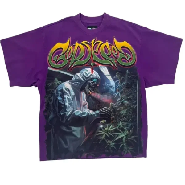 Godspeed OG Logo Indoor Crew Neck Purple Haze T-Shirt