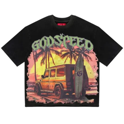 Godspeed OG Logo Miami Exclusive G-Wagon Balck Tee