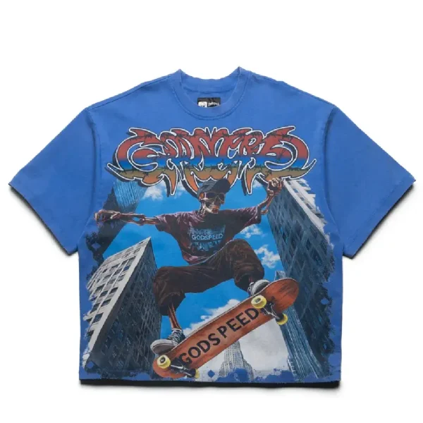 Godspeed OG Logo Ollie T-Shirt Royal Blue