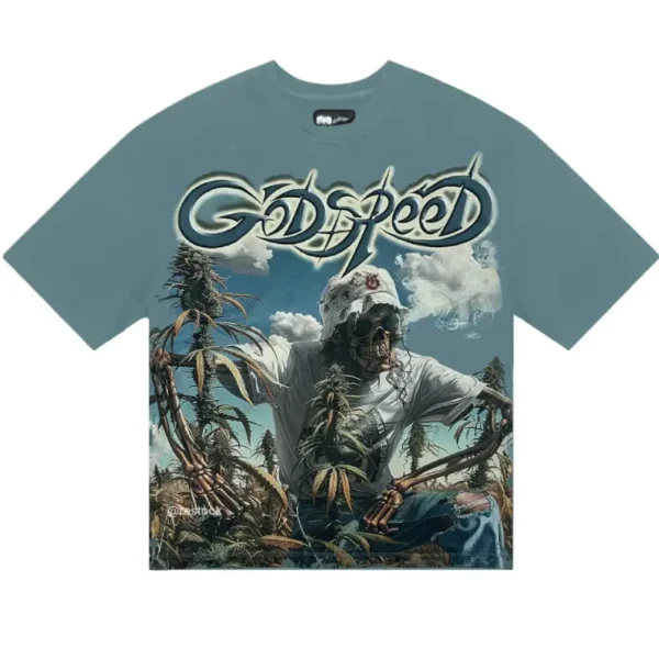 Godspeed OG Logo Outdoor Sky Blue Tee
