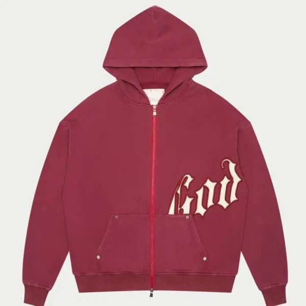 Godspeed OG Logo V2 Hoodie Burgundy