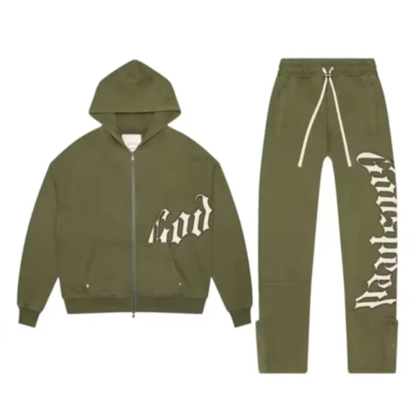 Godspeed OG Logo V2 SweatSuit Olive