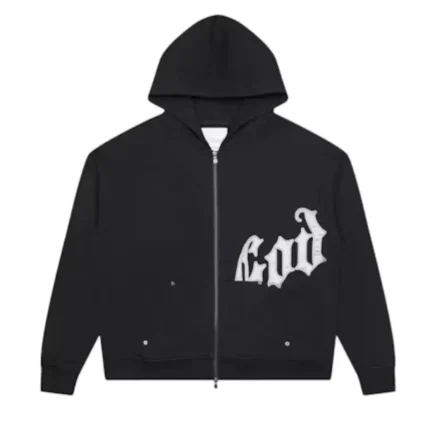 Godspeed OG Logo V2 Sweatsuit Black_Silver Satin (1)