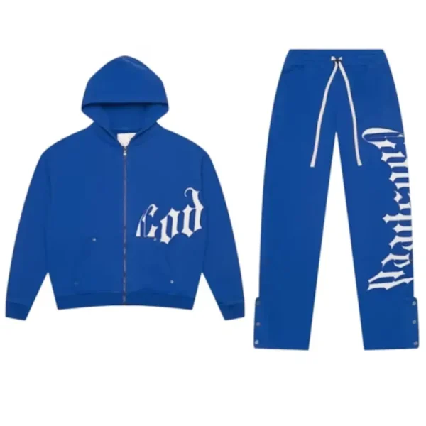 Godspeed OG Logo V2 Sweatsuit Cobalt