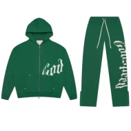 Godspeed OG Logo V2 Sweatsuit Green_White