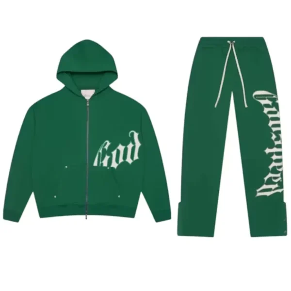 Godspeed OG Logo V2 Sweatsuit Green_White