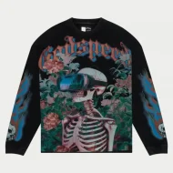 Godspeed OG Logo Vision Flowers Thermal SweatShirt