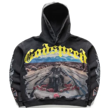 Godspeed OG Long Lonely Road Hoodie Grey Wash