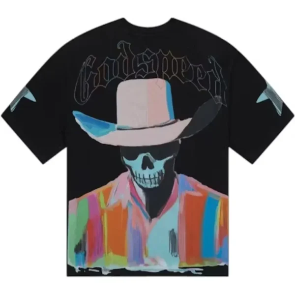 Godspeed Pastel Cowboy T-Shirt Black Wash
