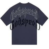 Godspeed Skyline T-Shirt Navy Wash